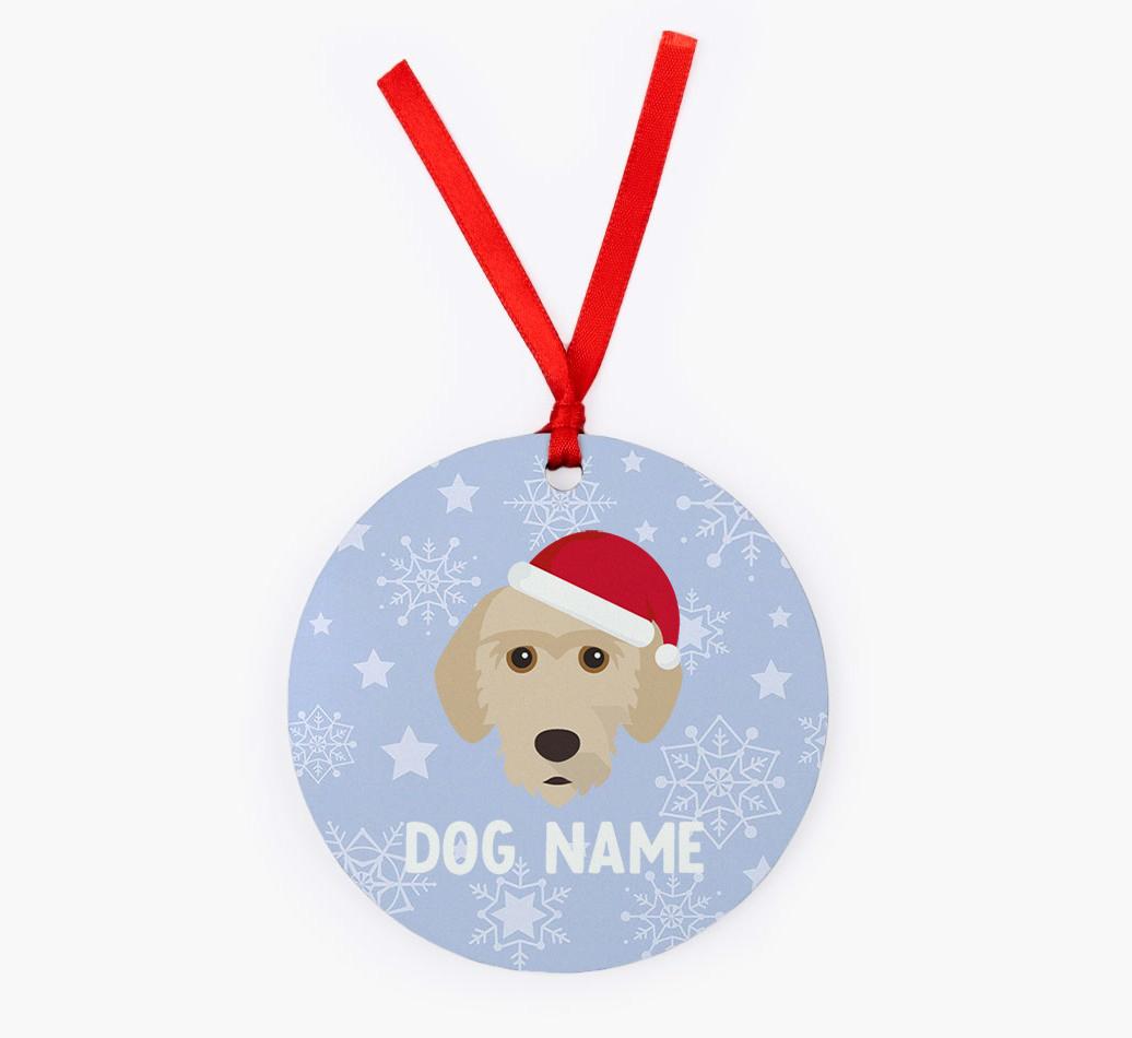 Snowflake: Personalized {breedFullName} Christmas Decoration