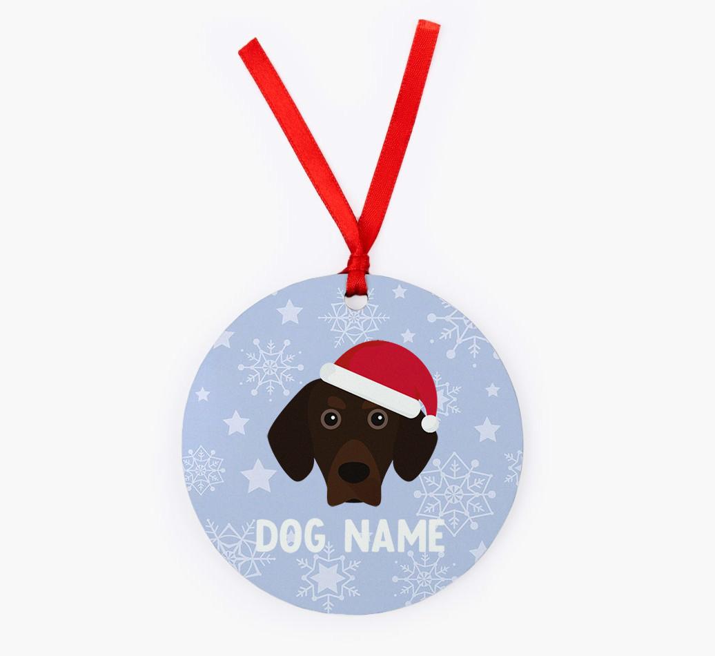 Snowflake: Personalized {breedFullName} Christmas Decoration