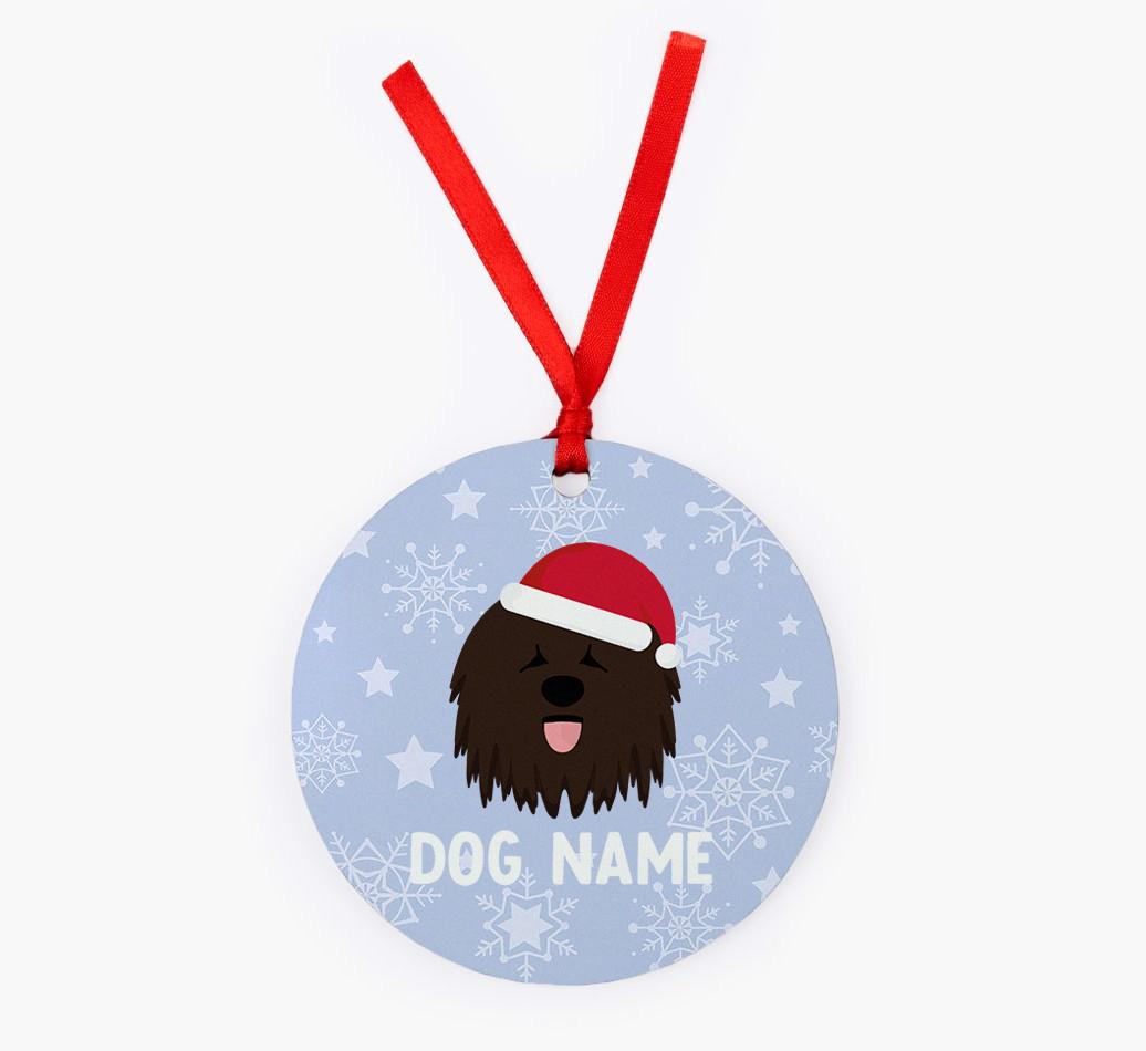 Snowflake: Personalized {breedFullName} Christmas Decoration