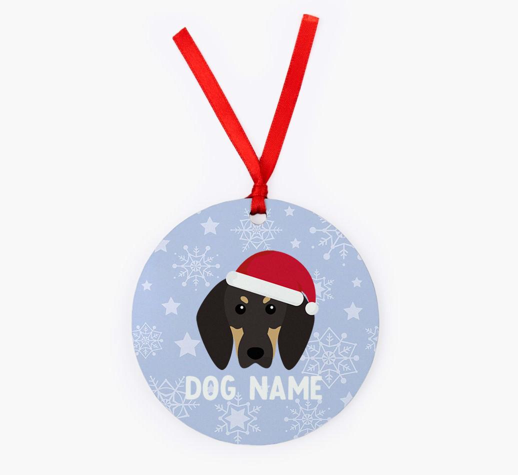 Snowflake: Personalized {breedFullName} Christmas Decoration