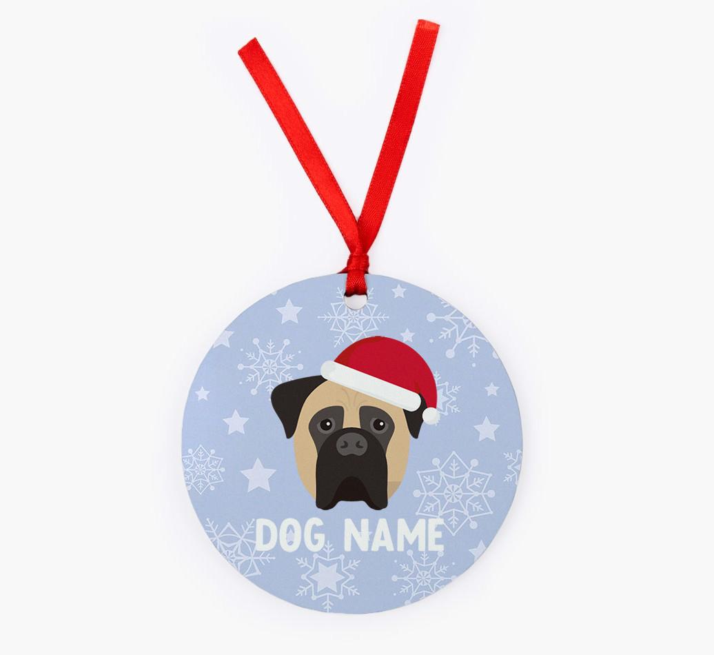 Snowflake: Personalized {breedFullName} Christmas Decoration