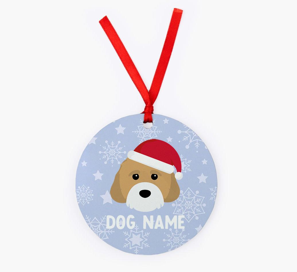Snowflake: Personalized {breedFullName} Christmas Decoration