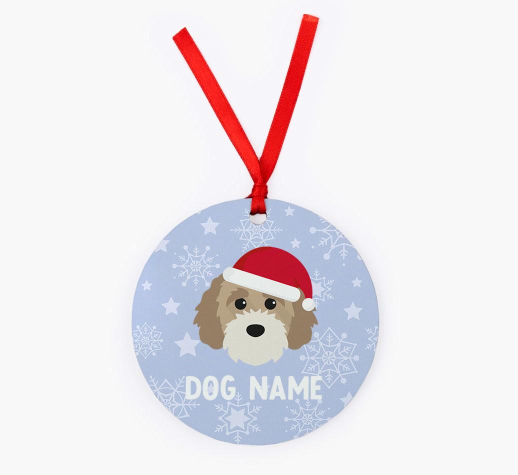 Snowflake: Personalized {breedFullName} Christmas Decoration