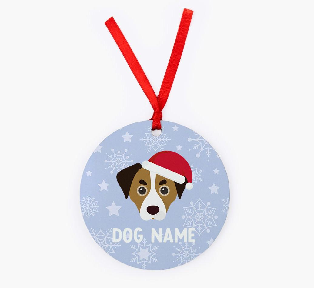 Snowflake: Personalized {breedFullName} Christmas Decoration