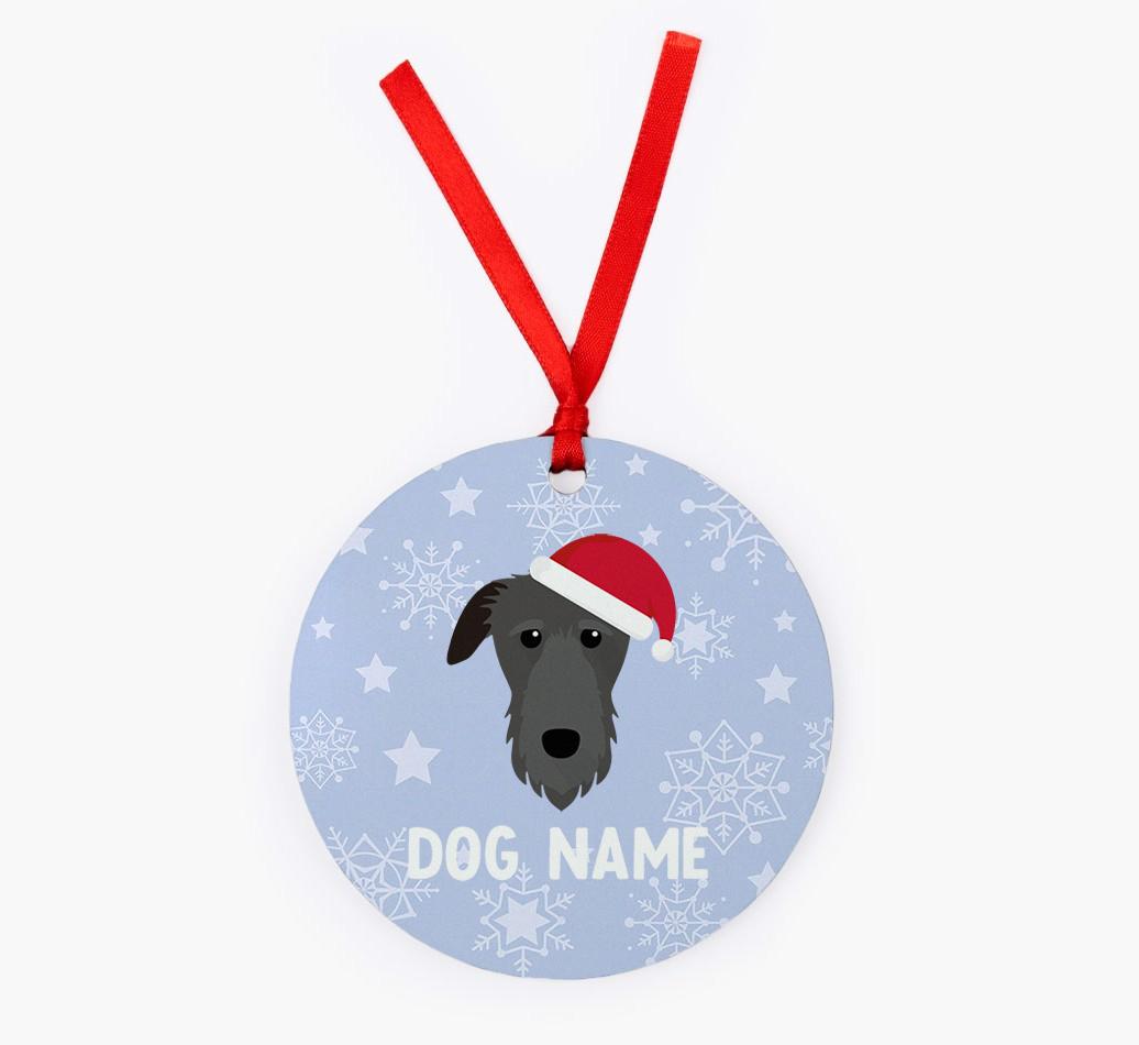 Snowflake: Personalized {breedFullName} Christmas Decoration