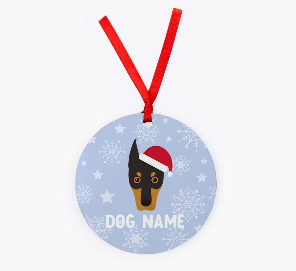 Snowflake: Personalized {breedFullName} Christmas Decoration