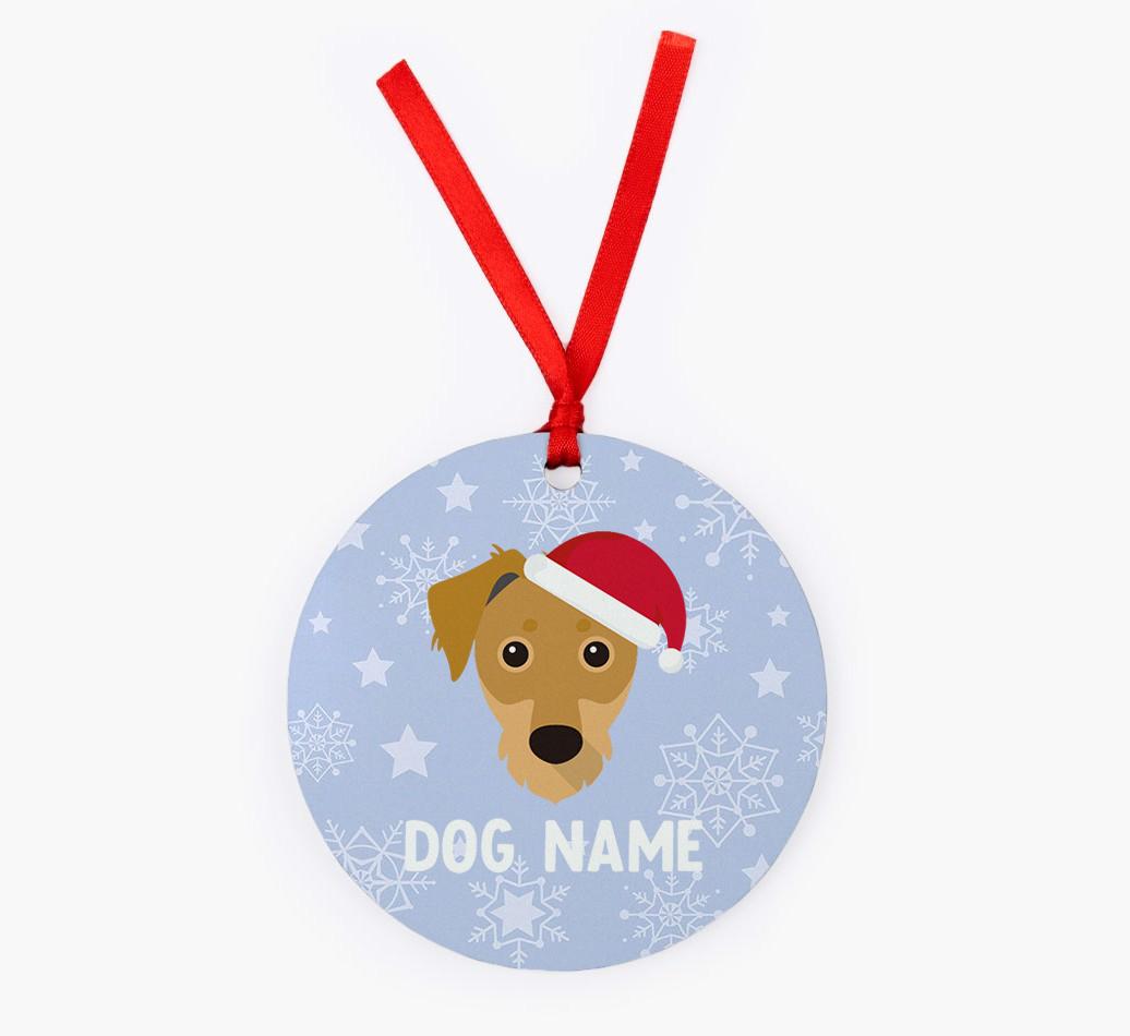 Snowflake: Personalized {breedFullName} Christmas Decoration