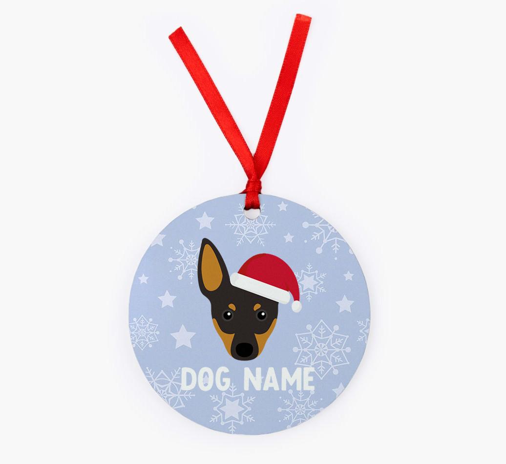 Snowflake: Personalized {breedFullName} Christmas Decoration