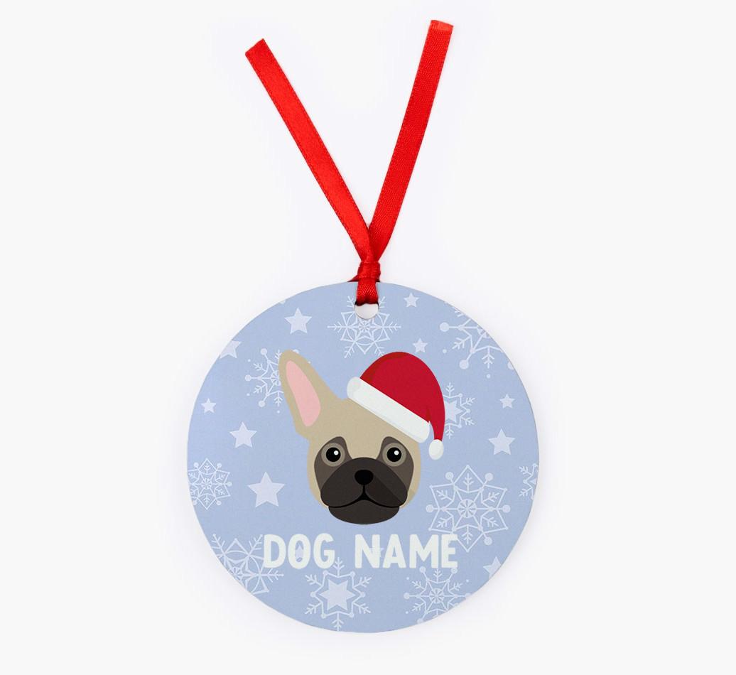 Snowflake: Personalized {breedFullName} Christmas Decoration