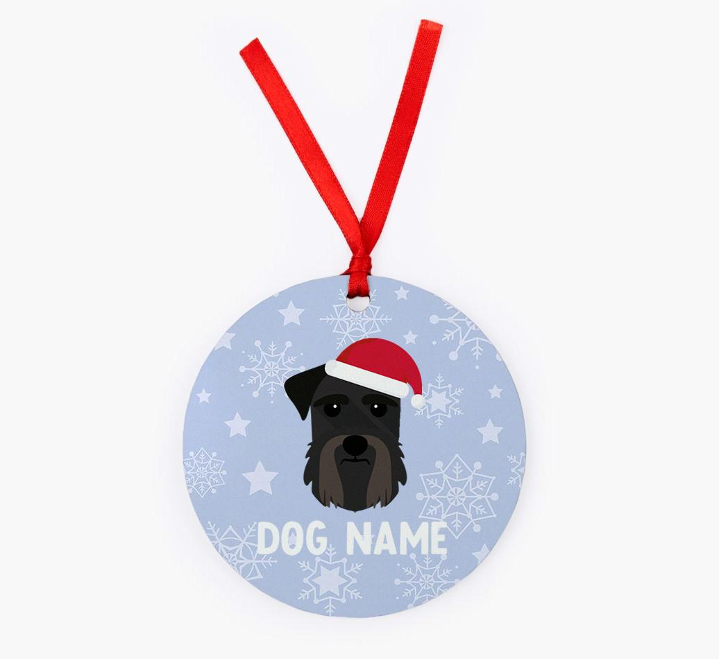 Snowflake: Personalized {breedFullName} Christmas Decoration