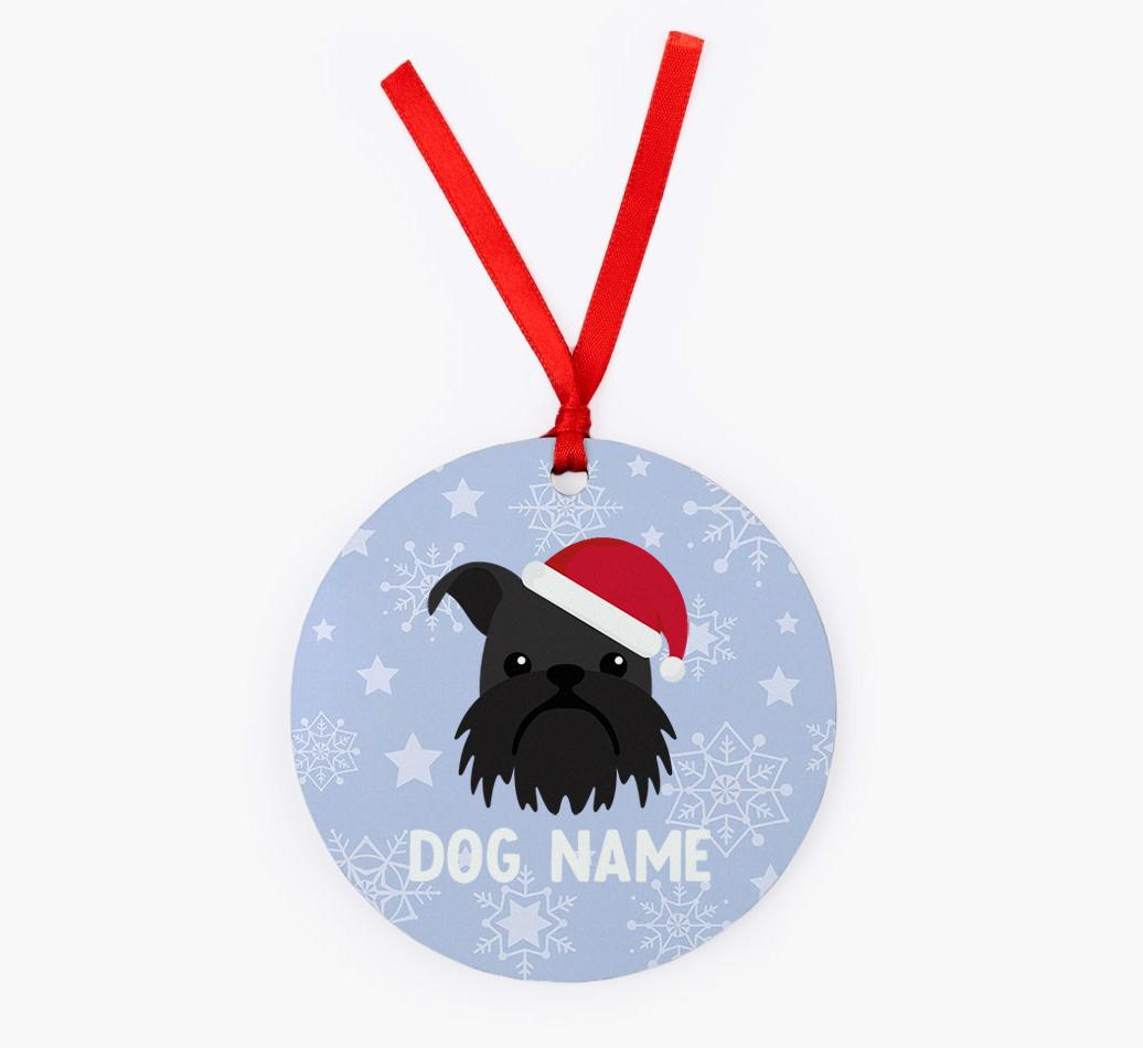 Snowflake: Personalized {breedFullName} Christmas Decoration