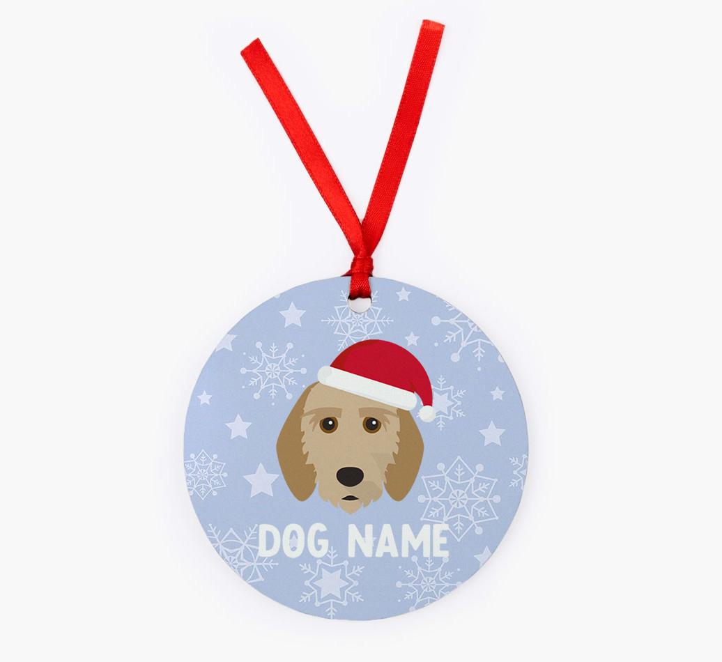 Snowflake: Personalized {breedFullName} Christmas Decoration