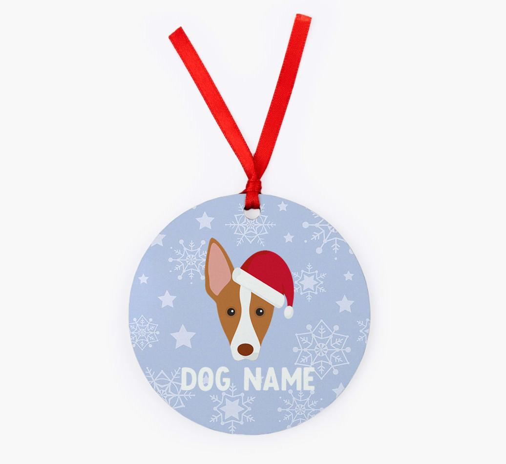 Snowflake: Personalized {breedFullName} Christmas Decoration