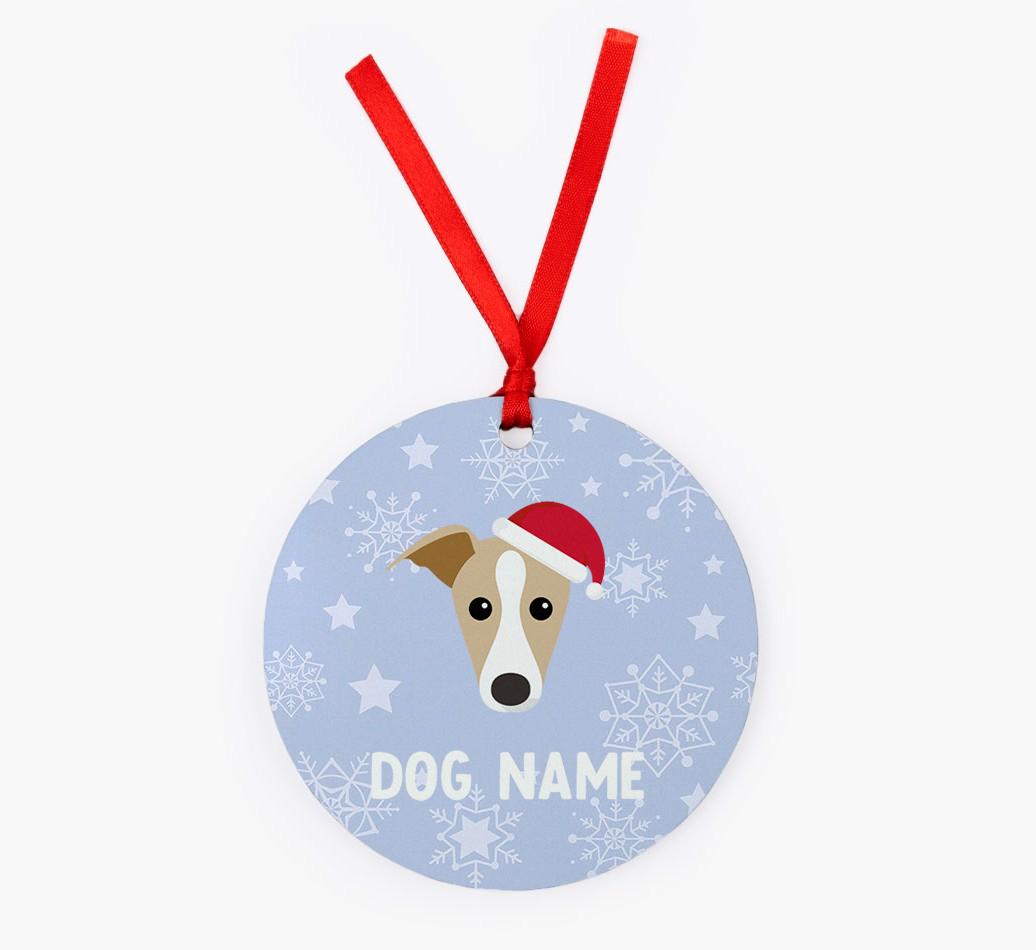Snowflake: Personalized {breedFullName} Christmas Decoration