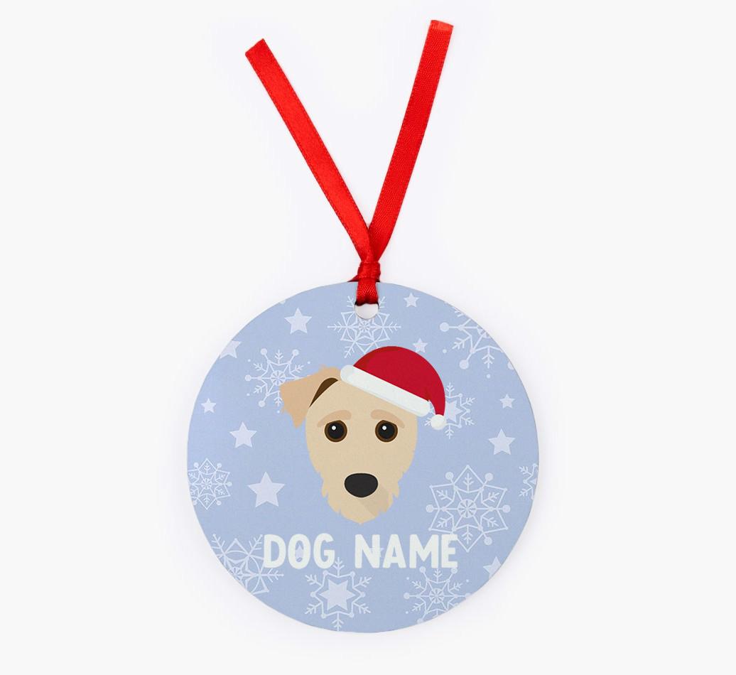 Snowflake: Personalized {breedFullName} Christmas Decoration