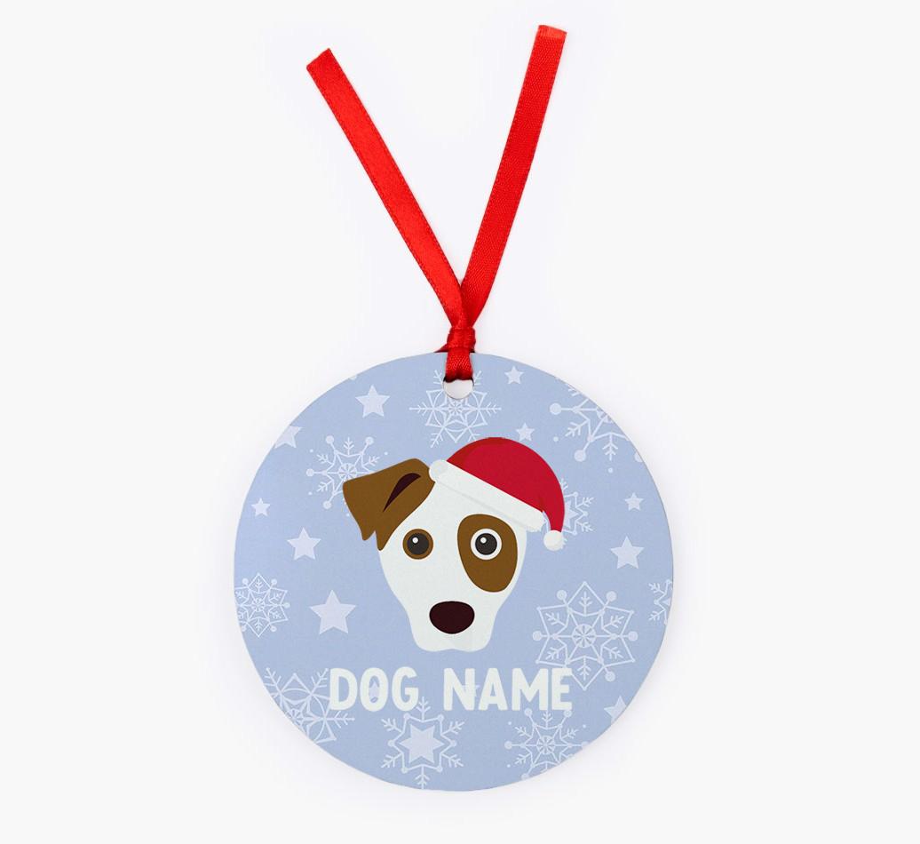 Snowflake: Personalized {breedFullName} Christmas Decoration