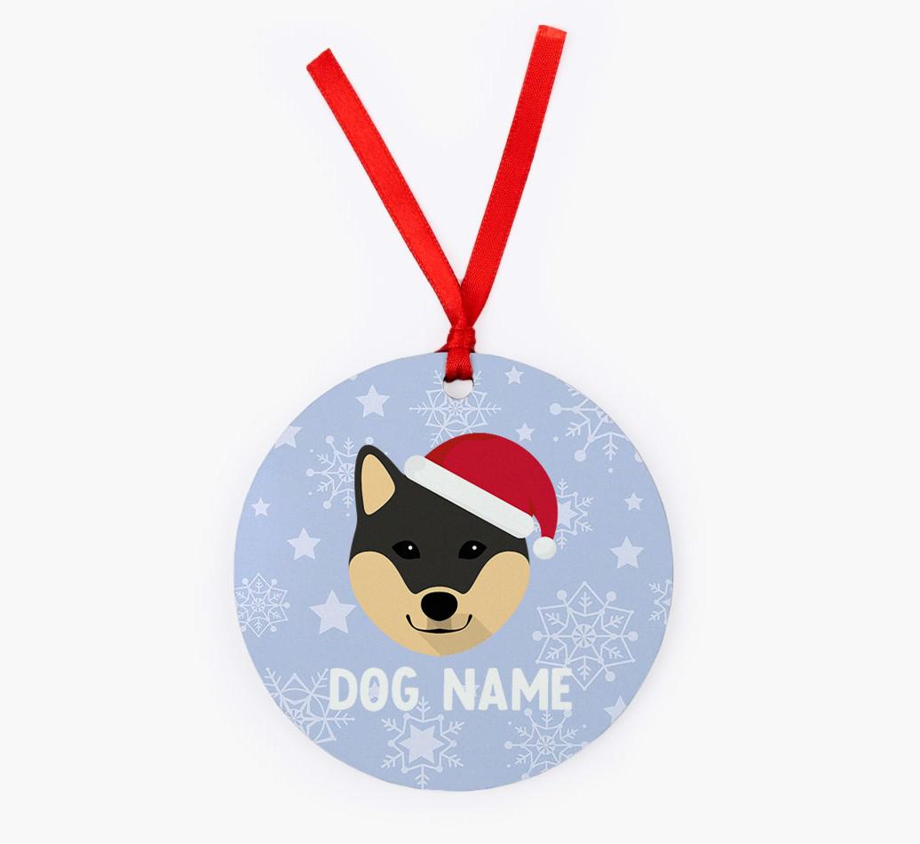 Snowflake: Personalized {breedFullName} Christmas Decoration