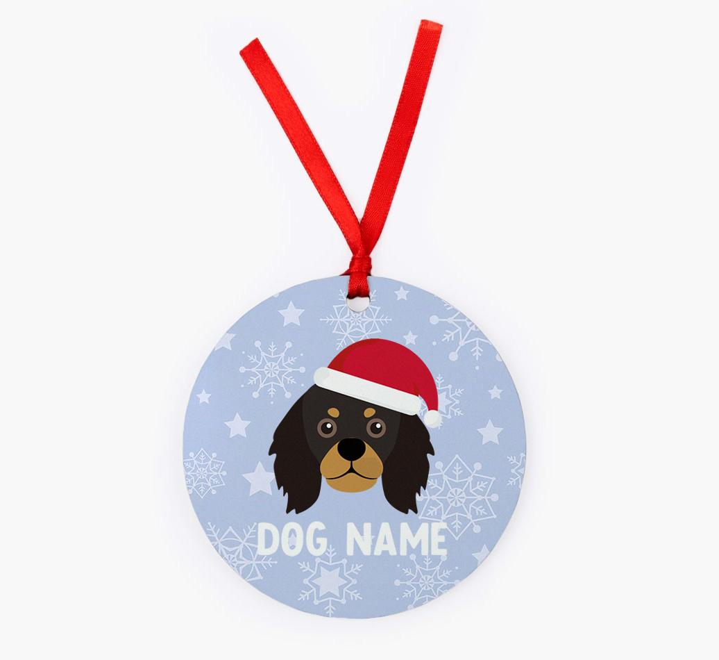 Snowflake: Personalized {breedFullName} Christmas Decoration