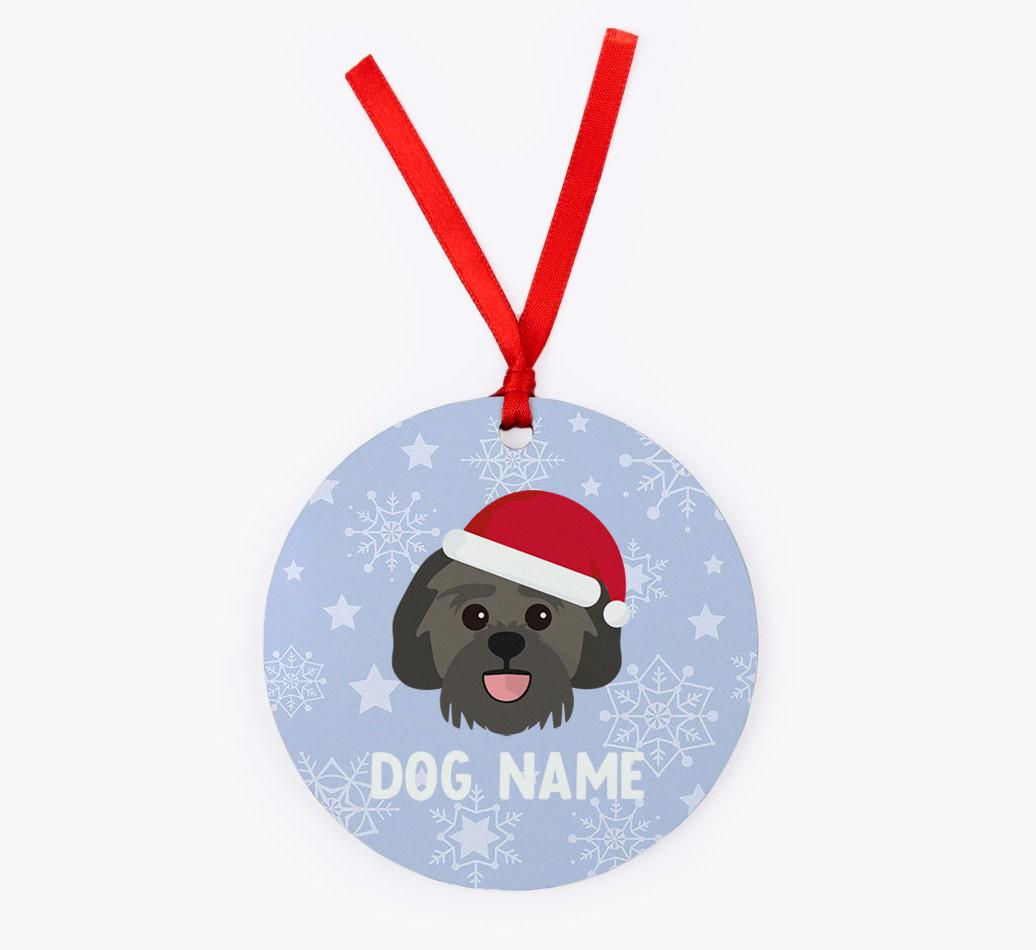 Snowflake: Personalized {breedFullName} Christmas Decoration