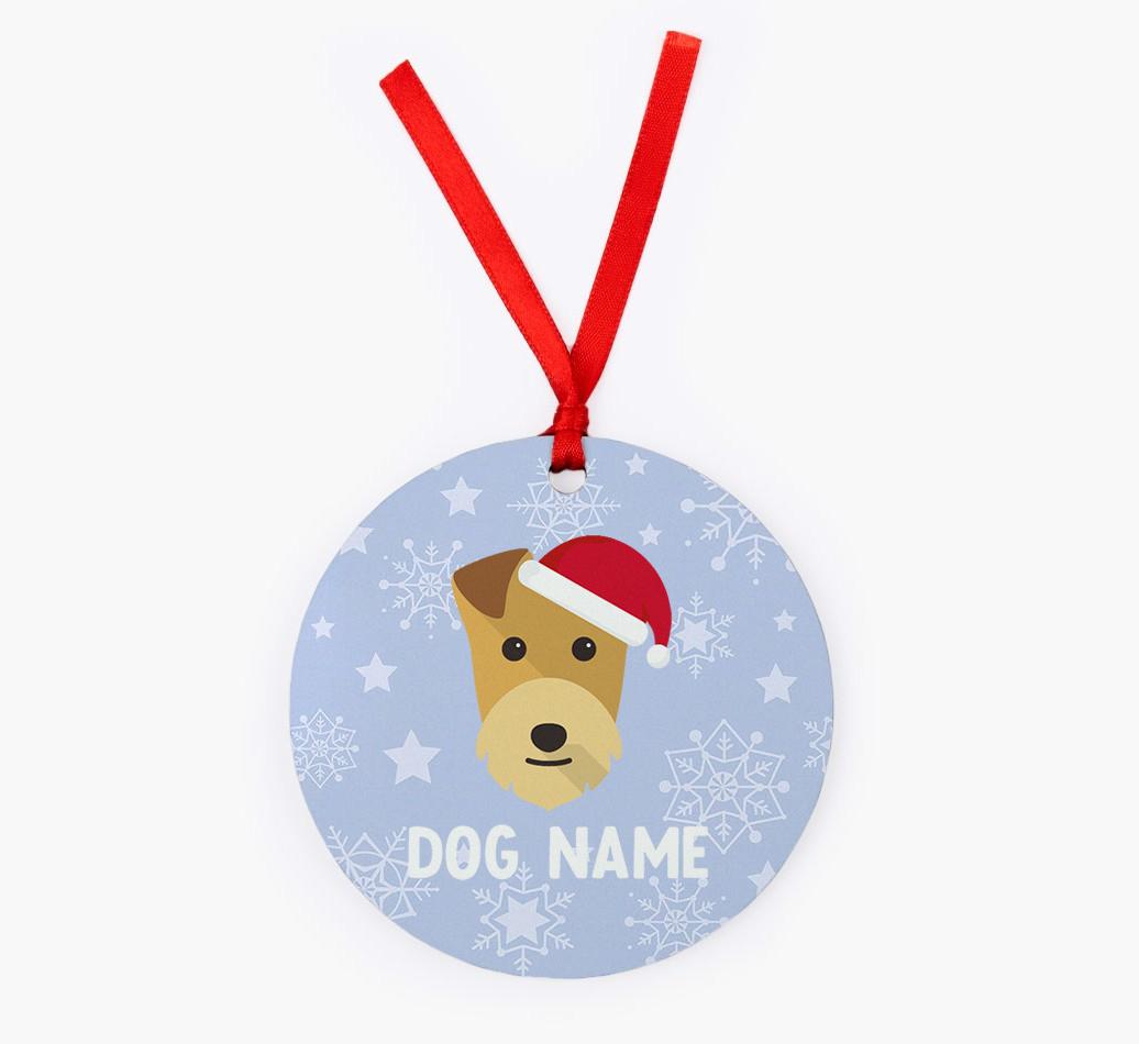 Snowflake: Personalized {breedFullName} Christmas Decoration