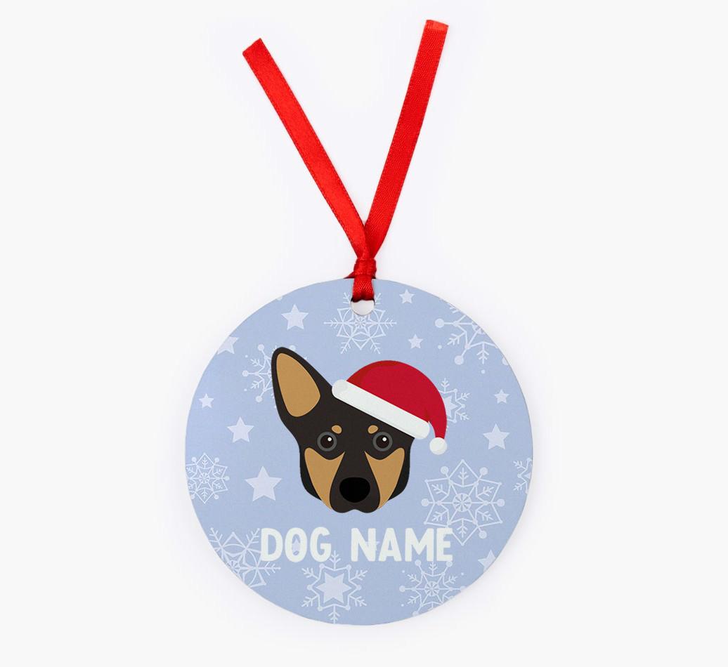 Snowflake: Personalized {breedFullName} Christmas Decoration