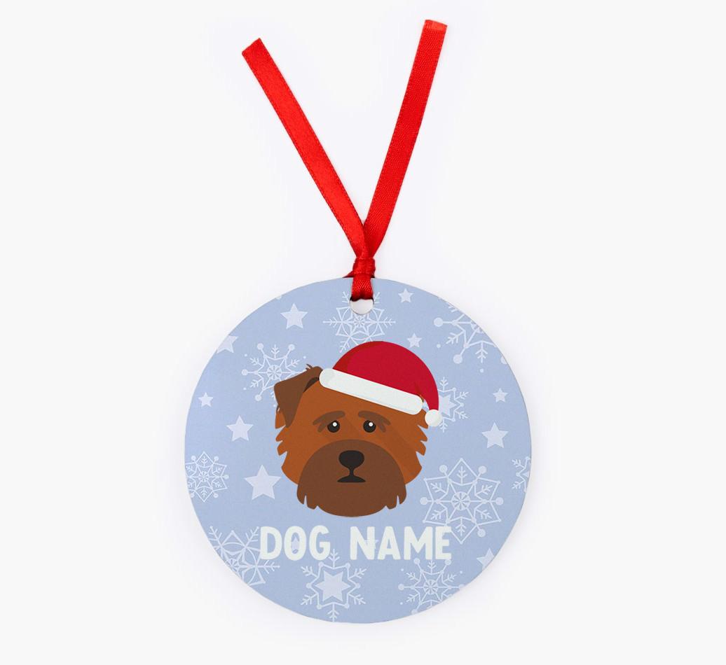 Snowflake: Personalized {breedFullName} Christmas Decoration