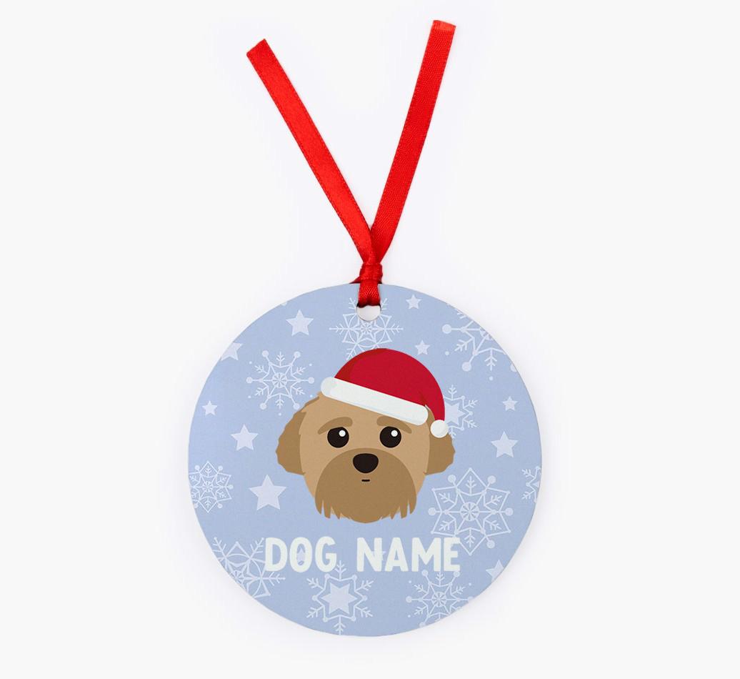 Snowflake: Personalized {breedFullName} Christmas Decoration