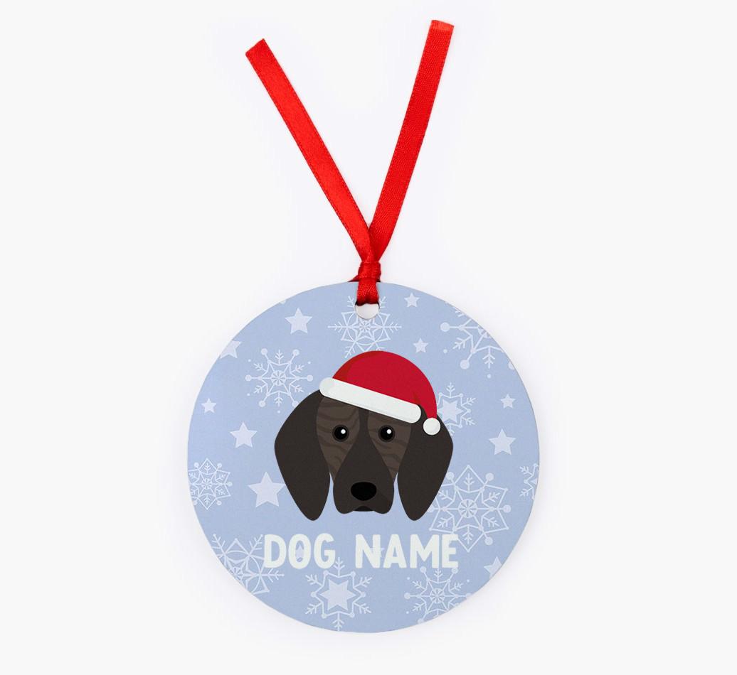 Snowflake: Personalized {breedFullName} Christmas Decoration