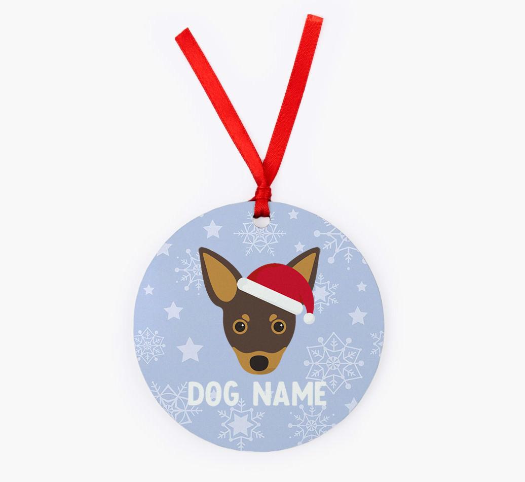 Snowflake: Personalized {breedFullName} Christmas Decoration