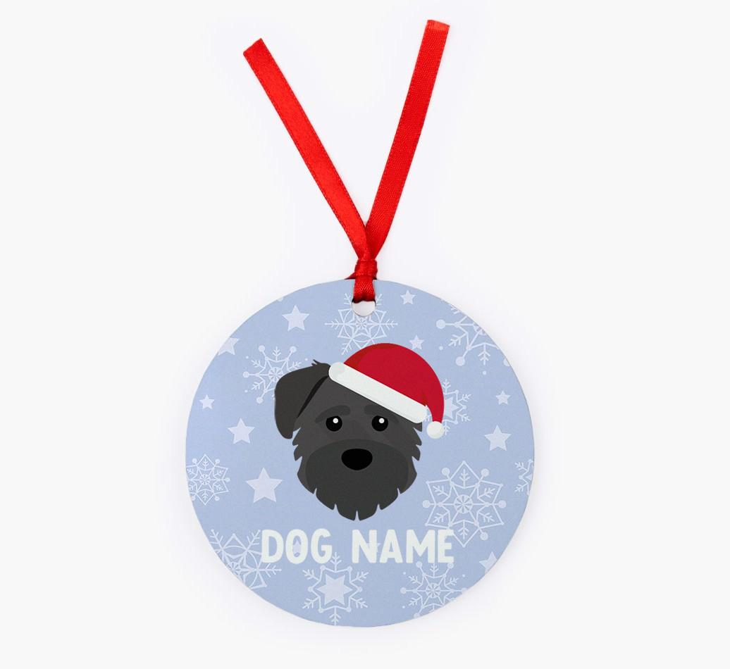 Snowflake: Personalized {breedFullName} Christmas Decoration