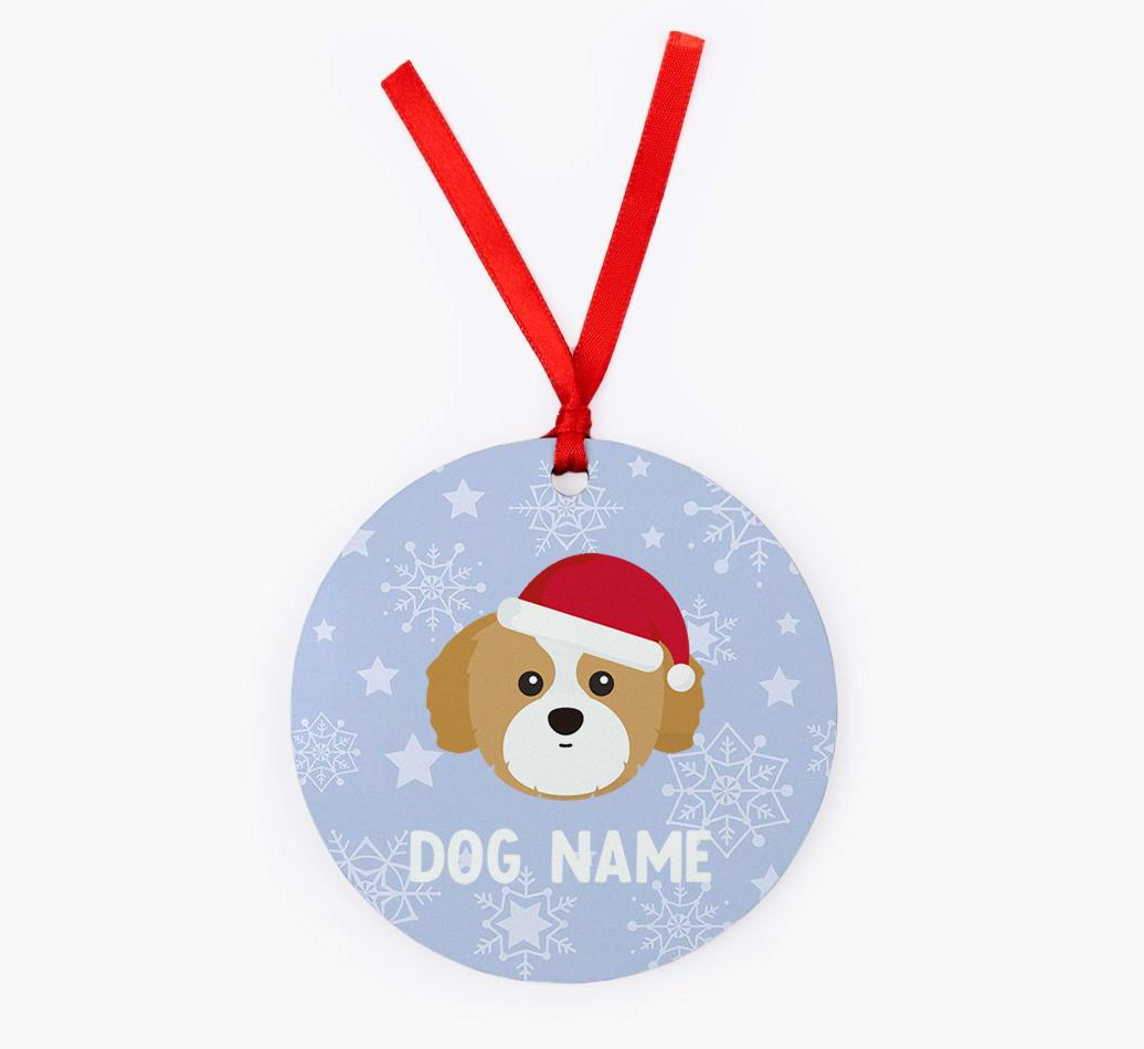 Snowflake: Personalized {breedFullName} Christmas Decoration