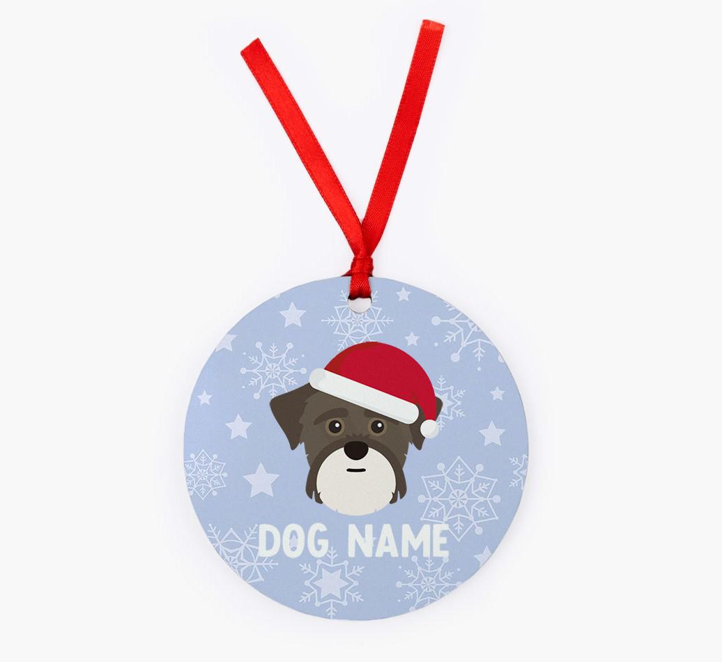 Snowflake: Personalized {breedFullName} Christmas Decoration