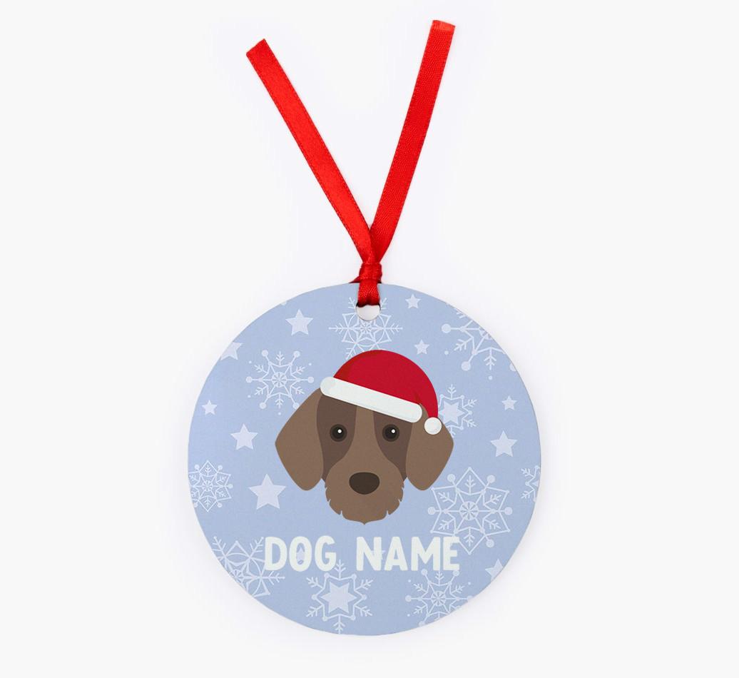 Snowflake: Personalized {breedFullName} Christmas Decoration