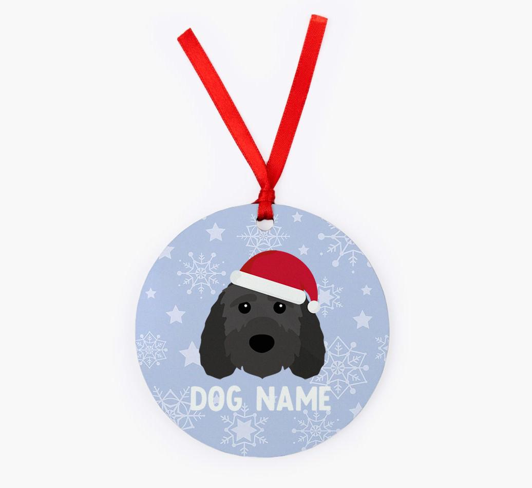 Snowflake: Personalized {breedFullName} Christmas Decoration