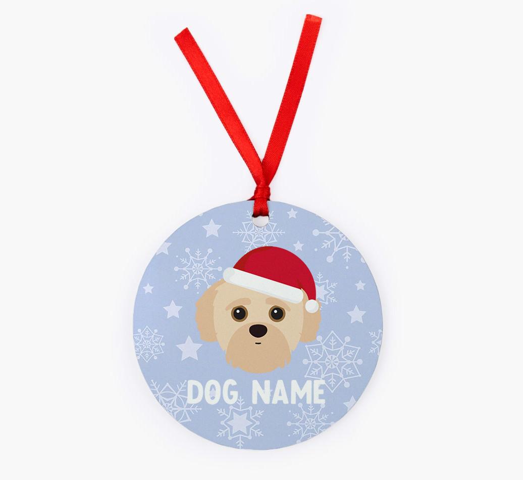 Snowflake: Personalized {breedFullName} Christmas Decoration