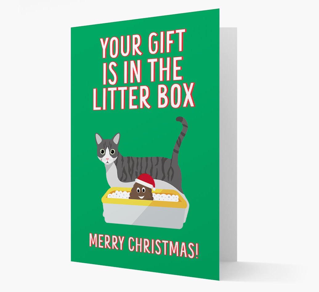 'Litter Box Gift' - Personalised {breedFullName} Card