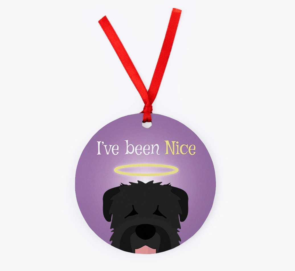 'I've Been Nice' - {breedFullName} Christmas Decoration