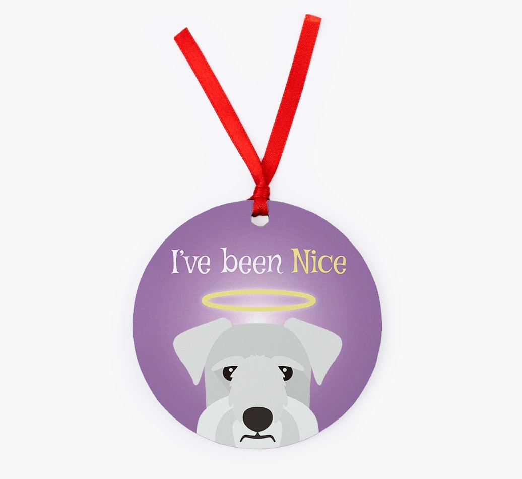 'I've Been Nice' - {breedFullName} Christmas Decoration