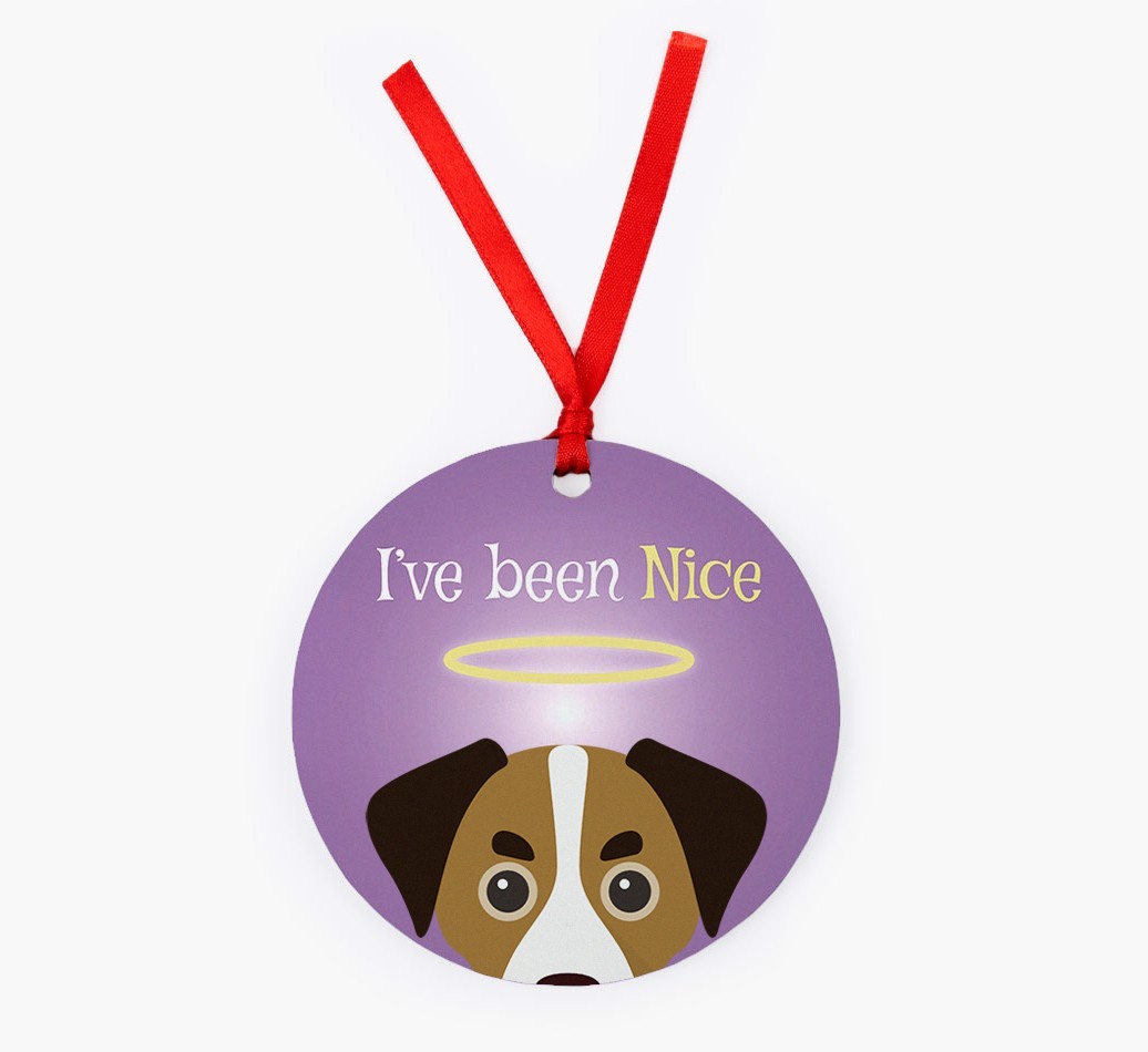 'I've Been Nice' - {breedFullName} Christmas Decoration