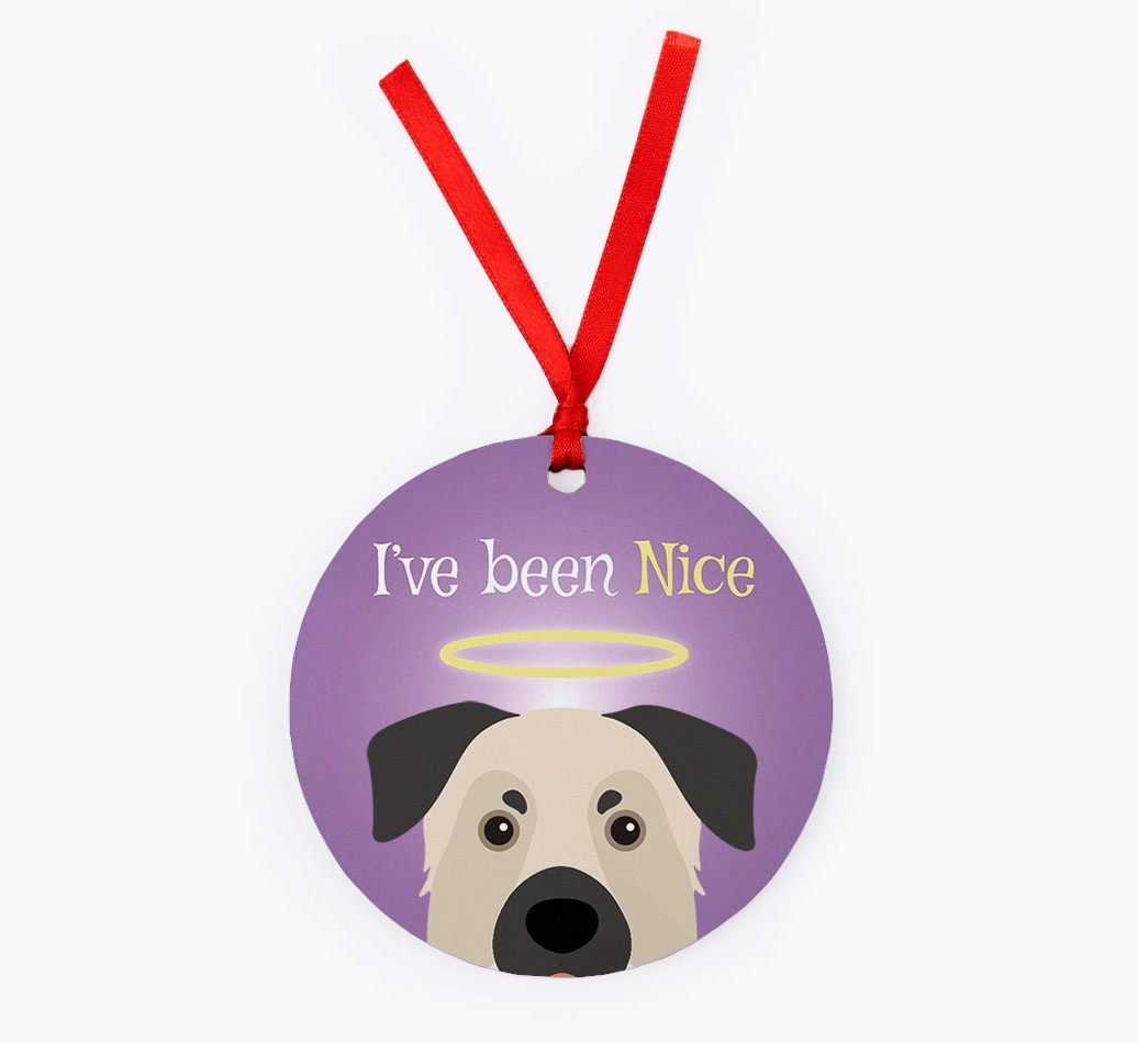 'I've Been Nice' - {breedFullName} Christmas Decoration