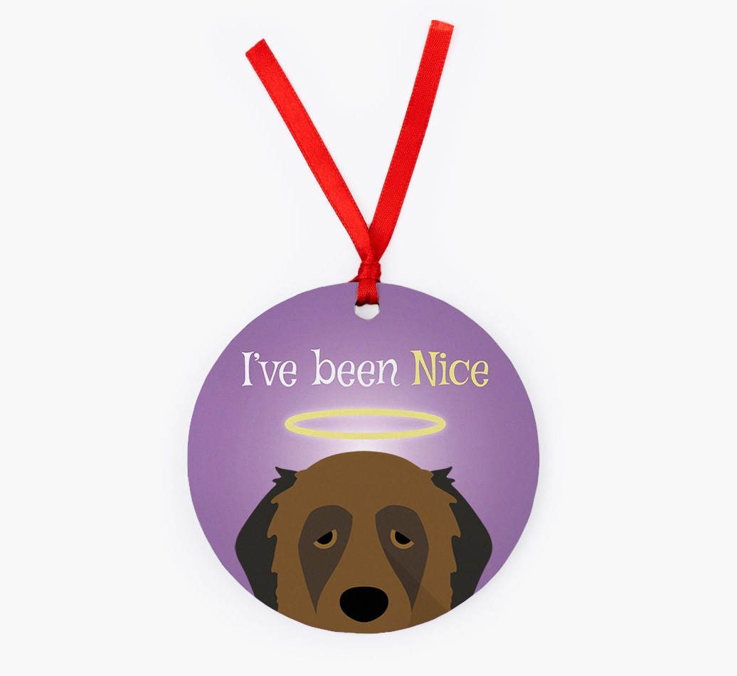 'I've Been Nice' - {breedFullName} Christmas Decoration