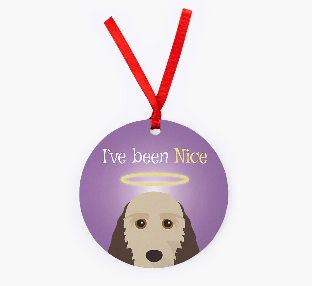 'I've Been Nice' - {breedFullName} Christmas Decoration