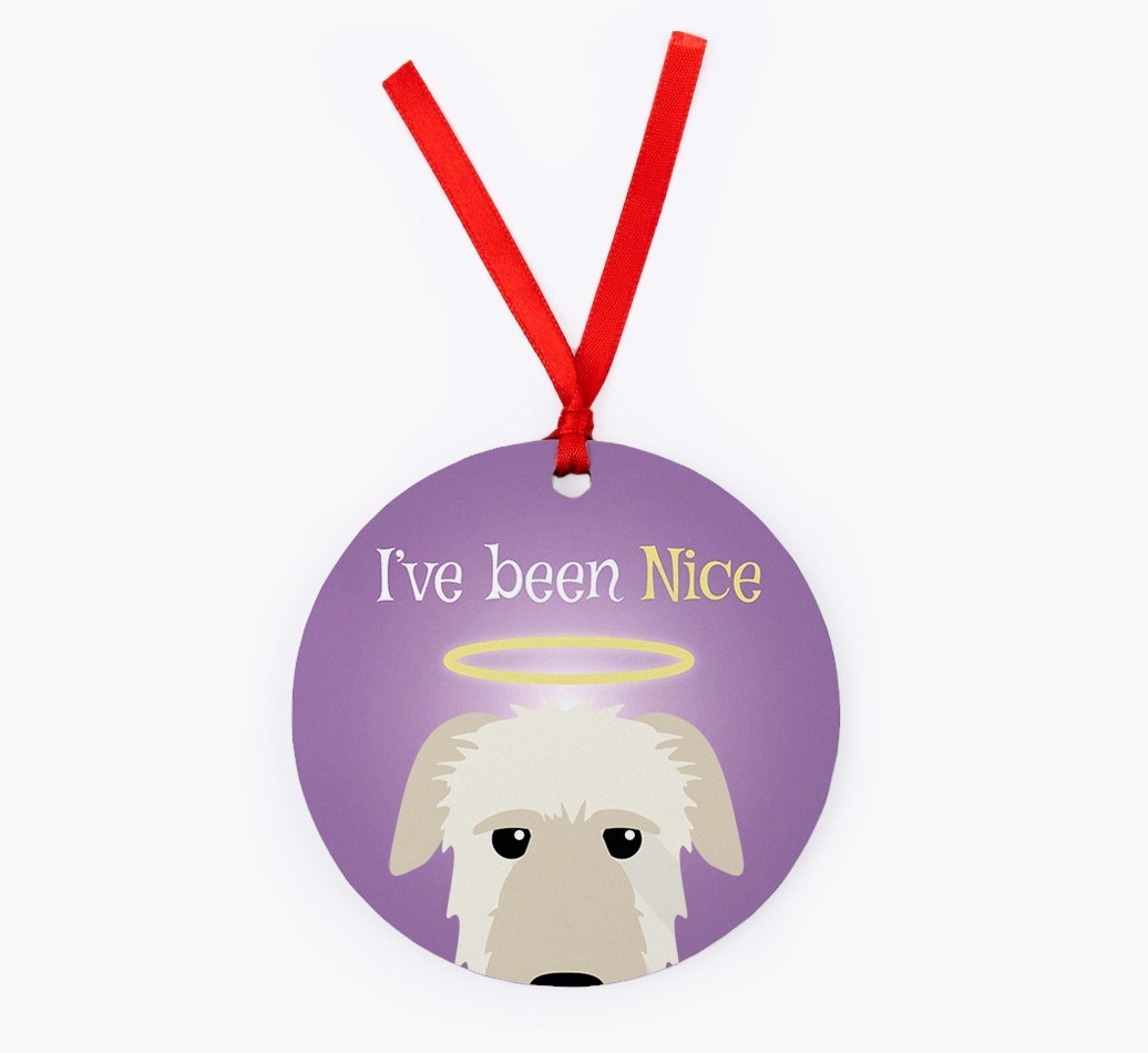 'I've Been Nice' - {breedFullName} Christmas Decoration
