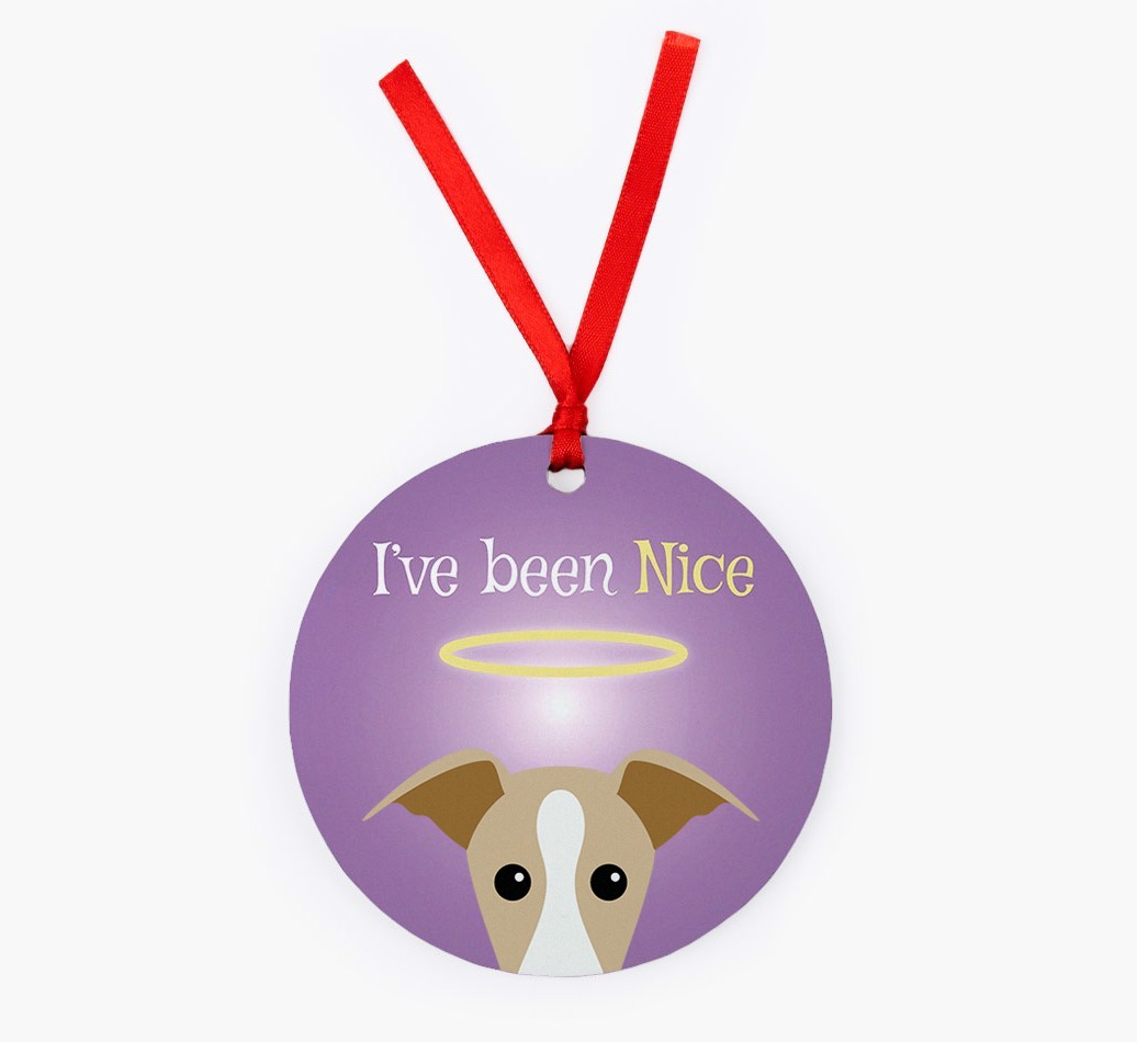 'I've Been Nice' - {breedFullName} Christmas Decoration