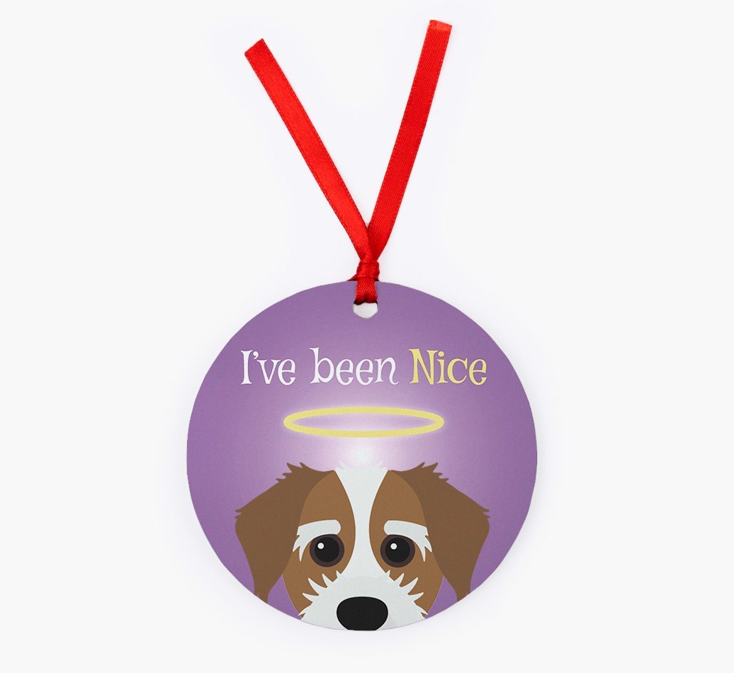 'I've Been Nice' - {breedFullName} Christmas Decoration
