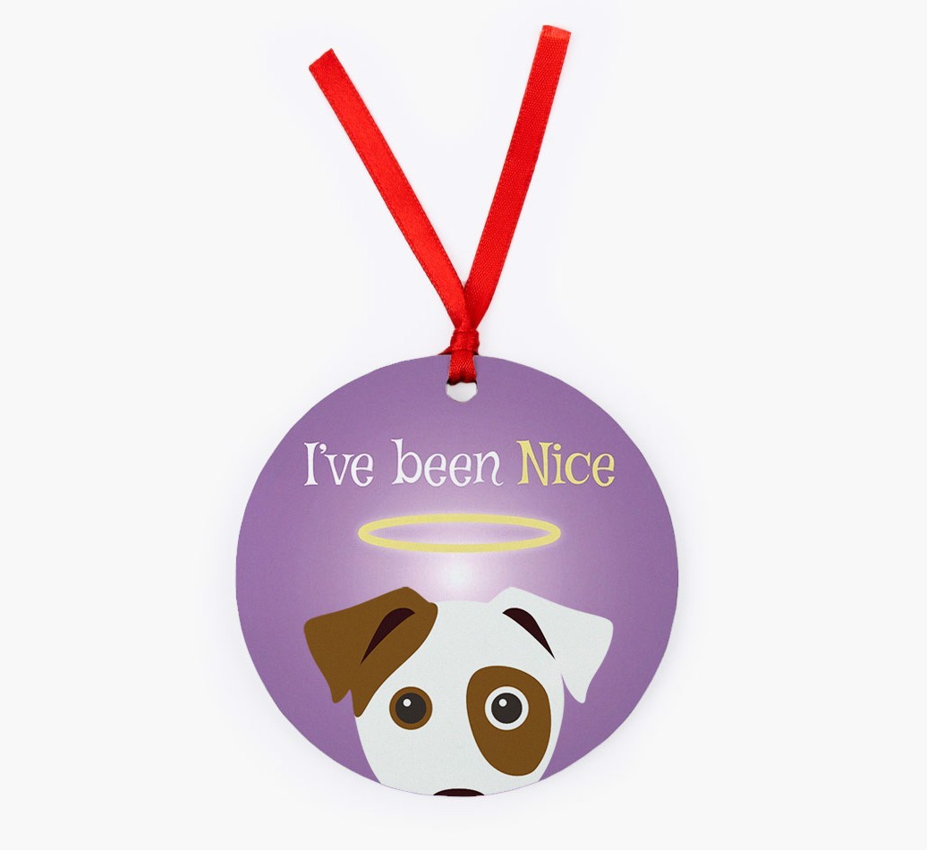 'I've Been Nice' - {breedFullName} Christmas Decoration
