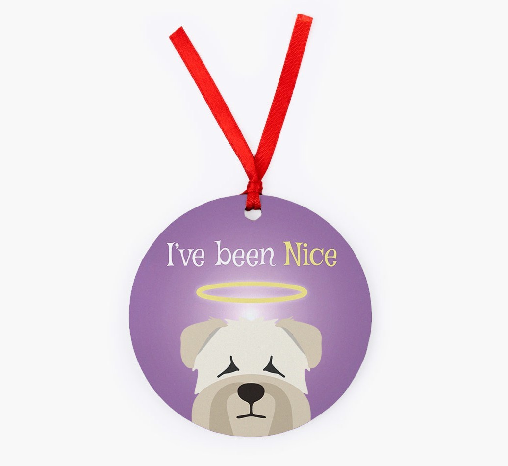 'I've Been Nice' - {breedFullName} Christmas Decoration