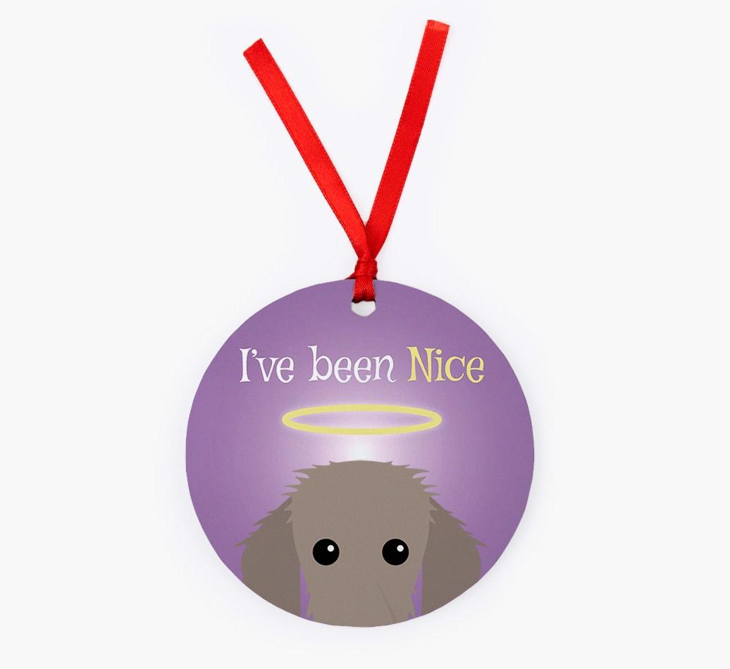 'I've Been Nice' - {breedFullName} Christmas Decoration