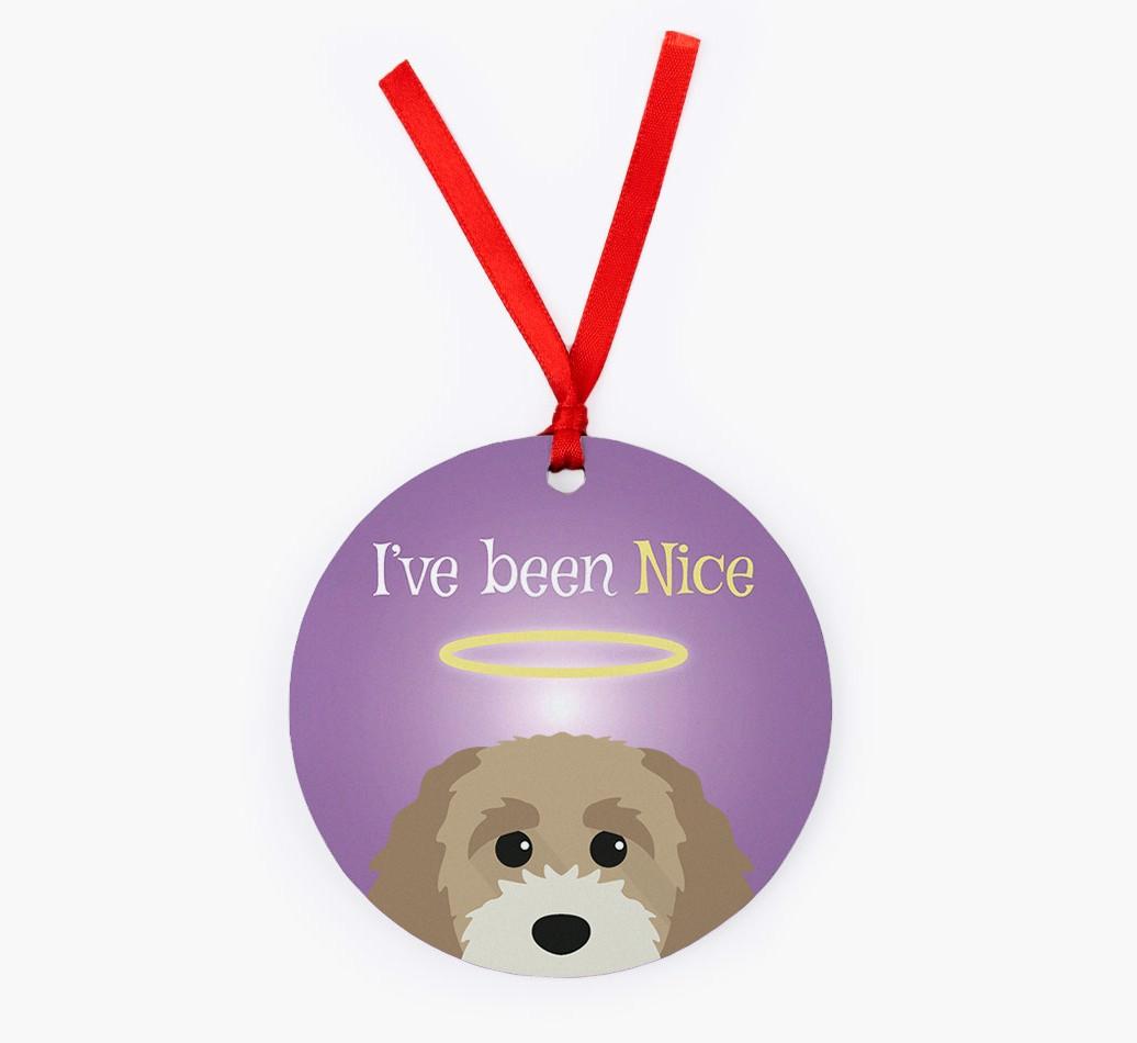 'I've Been Nice' - {breedFullName} Christmas Decoration
