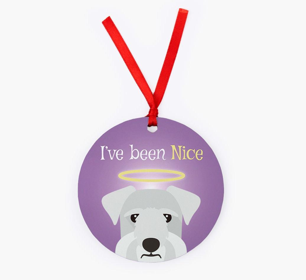 'I've Been Nice' - {breedFullName} Christmas Decoration